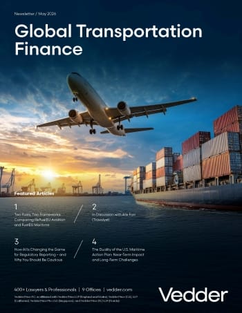 May 2026 Global Transportation Finance Newsletter Cover